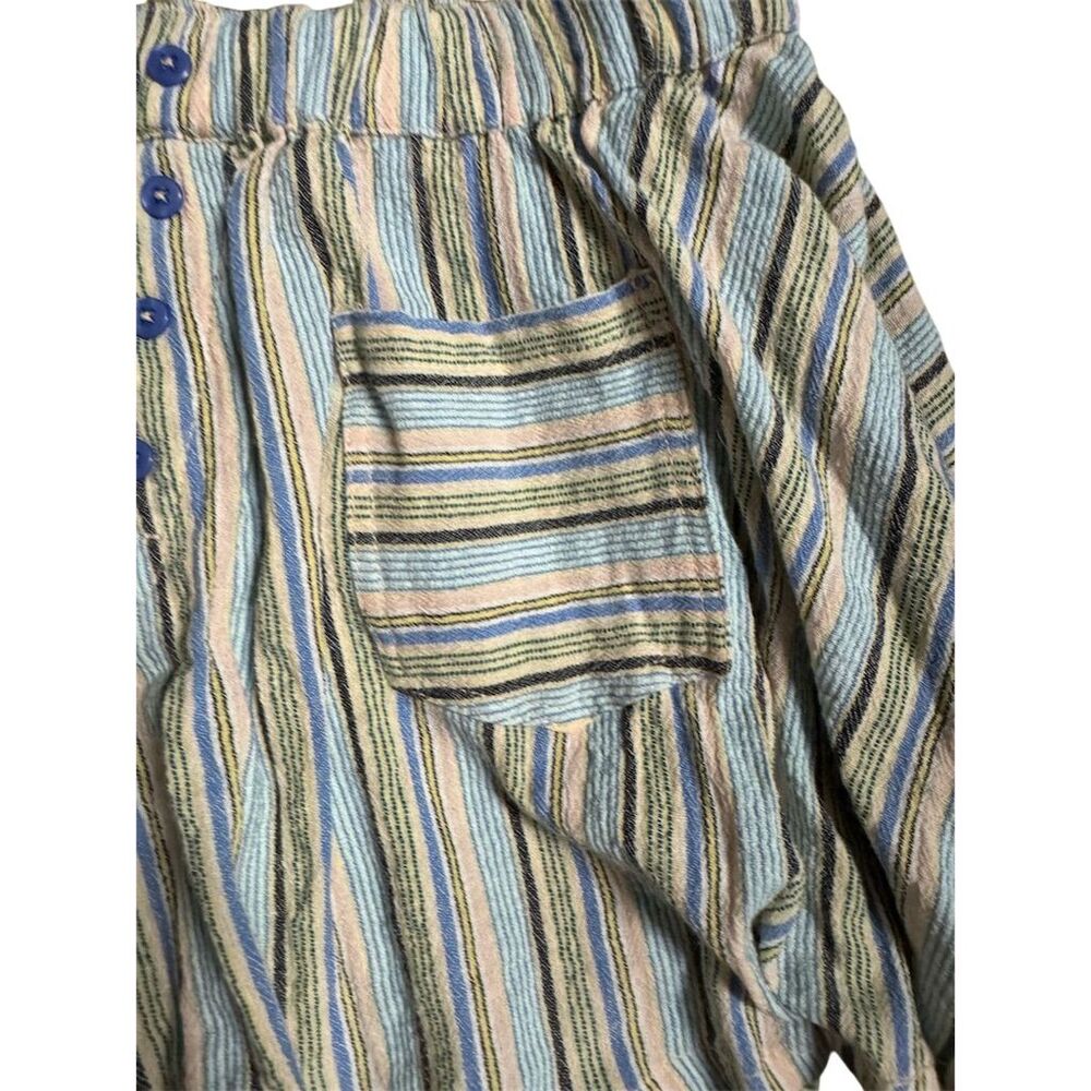 Women's Free People Striped Skirt Multicolor Size S Elastic Waistband - Picture 3 of 6